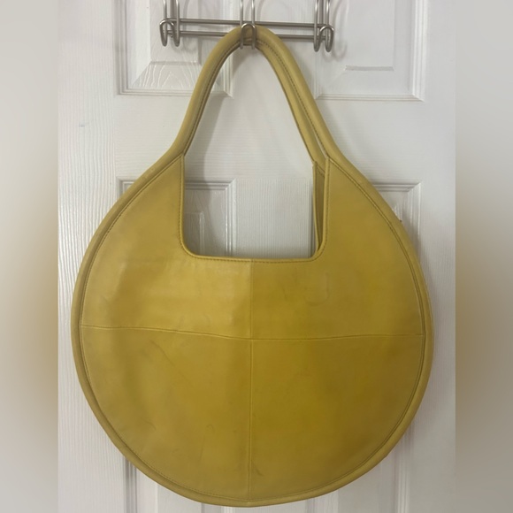 Anthropologie Julien Tote Circular Leather Shoulder Bag - Picture 2 of 6